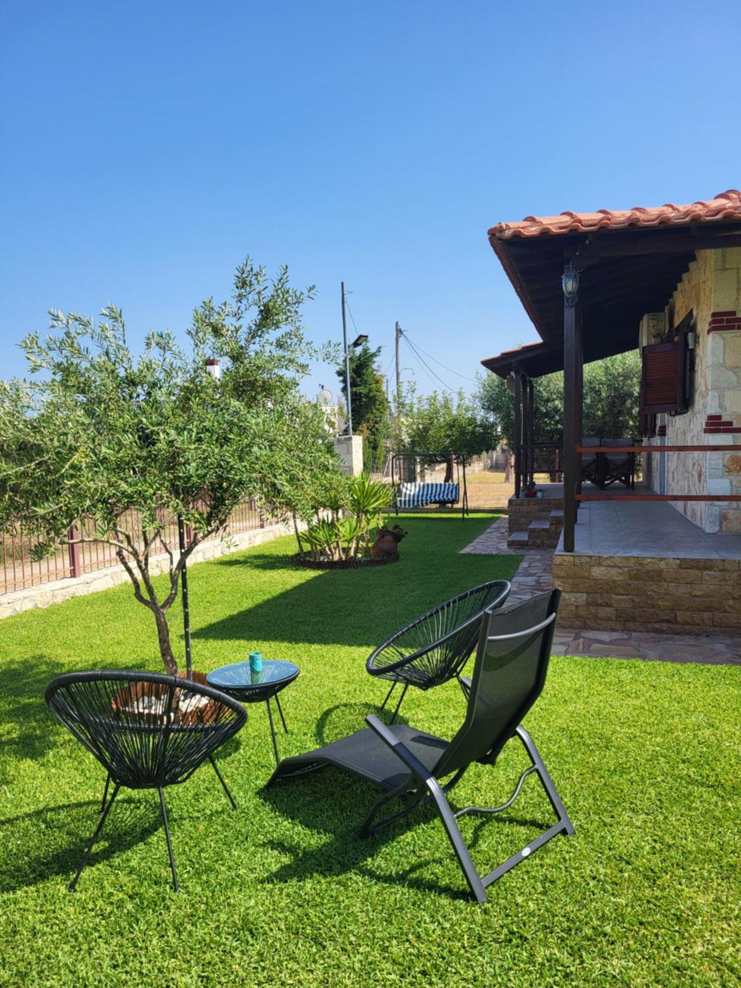 Villa Trifon By Rentalspro Services -Nea Potidea Halkidiki Экстерьер фото